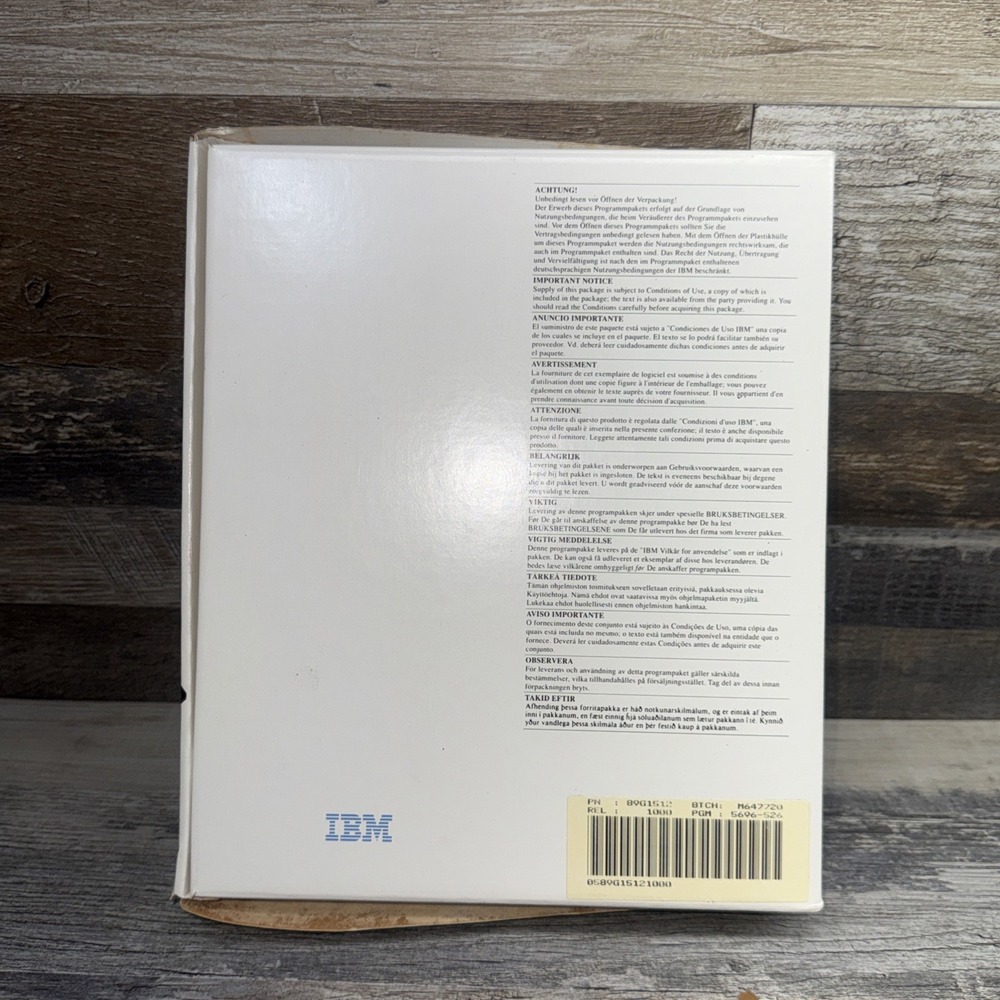 IBM Software Visual Document Library Installation For DB2/2 English - Picture 6 of 6